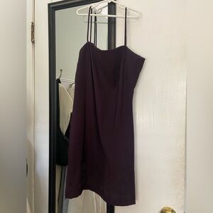 Plum cami mini dress
